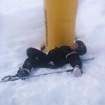 Kristina Petrushina Instagram - Dag 1 på skidskola. Utrymme för utveckling finns.