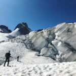 Kristina Tonteri-Young Instagram - Another day another traverse ⛏#valleeblanche
