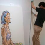 Kristy Cha Ray Chu Instagram - 前幾天布展，看著作品一幅幅的掛上牆，激動的說不出話，它們每一幅畫都是我的寶貝，投入了很多精力，數不盡的夜晚（其中好幾幅畫了3個多月），常常畫到看不見盡頭，不知道自己這麼拼是為了什麼？ 終於，這一天要來了，我必須誠實的說，外表看起來很有自信（其實心裡緊張到不行），我還是需要你們的鼓勵，希望大家都能來看我的畫、來支持我，我們5/7開幕見～ 曲家瑞個展 2022/5/4-5/28 開幕 2022/5/7(六) 2:00pm-5:00pm 地址 誠品畫廊 台北市信義區菸廠路88號B1 開放時間 週二~週六 11:00am~7:00pm (週日、週一公休) @eslitegallery #誠品畫廊 #每一幅都毫無保留 #每一幅都是唯一 #距離開幕倒數六天 #免費入場 #為我加油