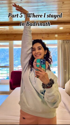 Kritika Avasthi Instagram - Part 5: I stayed at @amritaratheavadh , which is 1 km away from Badrinath temple. Amritara is derived from Sanskrit where Amrit means pure, the nectar of gods and Tara means stars or celestial bodies. Staying true to its meaning, Amritara warmed our hearts, their staff made us feel at home , keeping in mind the essential needs of all their guests despite extreme weather conditions ❤️. @amritaratheavadh you are blessed bliss 😇. 
Hike shoes @greensole 💚

#badrinath #amritara #amritaraavadh #badrinath #shribadrinath #jaibadrivishal #shree #shreeji #radhe #radheradhe #vishnu #vishnupriya