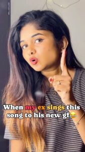 Kriti vamshini Instagram - Ishtathukku😂😂❤️ #instagram #instagood #instadaily #instamood #ex #love #reelsinstagram