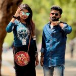 Kriti vamshini Instagram - Srivalli and pushparaj from meesho🤣 @_sk.surya 🤙🏻 Pc: @__.costa.pvt.__ 👍🏻❤️ #pushpa2 #sooseki #instagood #instadaily #instagram