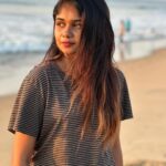 Kriti vamshini Instagram - With the waves >>>❤️ Pc: @prithivrajanbu 😍 #instagood #insta #instamood #marina #beach #pictureoftheday