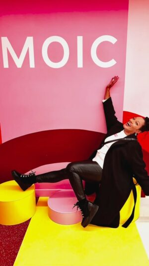 Kron Moore Instagram - How sweet it is! Little known fact: Ice cream is my favorite food!  #kronmoore #museumoficecreamnyc