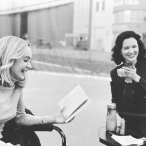 Ksenia Solo Instagram - Strange and scary times like these make you really appreciate the love & support around you. In honor of tonights season finale of @historybluebook here is the beautiful @laura_mennell and I on set. I am so grateful for you Lady, you are like sunshine and I’m so lucky to share this experience with someone as wonderful as you. Hope you guys enjoy the exciting last episode and I hope everyone is staying as safe and sound and healthy as possible. My warmest wishes... 🛸🛸🛸🛸🛸🛸🛸 #projectbluebook #bts