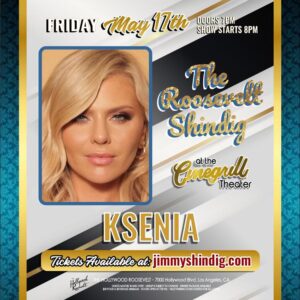 Ksenia Valenti Instagram - See ya tonight at the @thehollywoodroosevelt with my fav @iamjimmyshin show! Dm for tickets 🎫  it’s gonna be a lot of fun or money back guarantee 😂😆