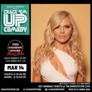 Ksenia Valenti Instagram - See ya tonight at the belly room @thecomedystore 🤩 @crackemupthurs @crackemupcomedy 
Dm for tickets 🎟️