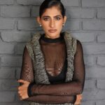 Kubbra Sait Instagram - Spent another day - earned another dollar 💵 This spanking @raw_mango creation styled by @who_wore_what_when is definitively a sexy pick. Hair by @palashipramanik & I’m just in awe by the lips 👄 made on my face by @aashna_shah (Hashtag Uff!)