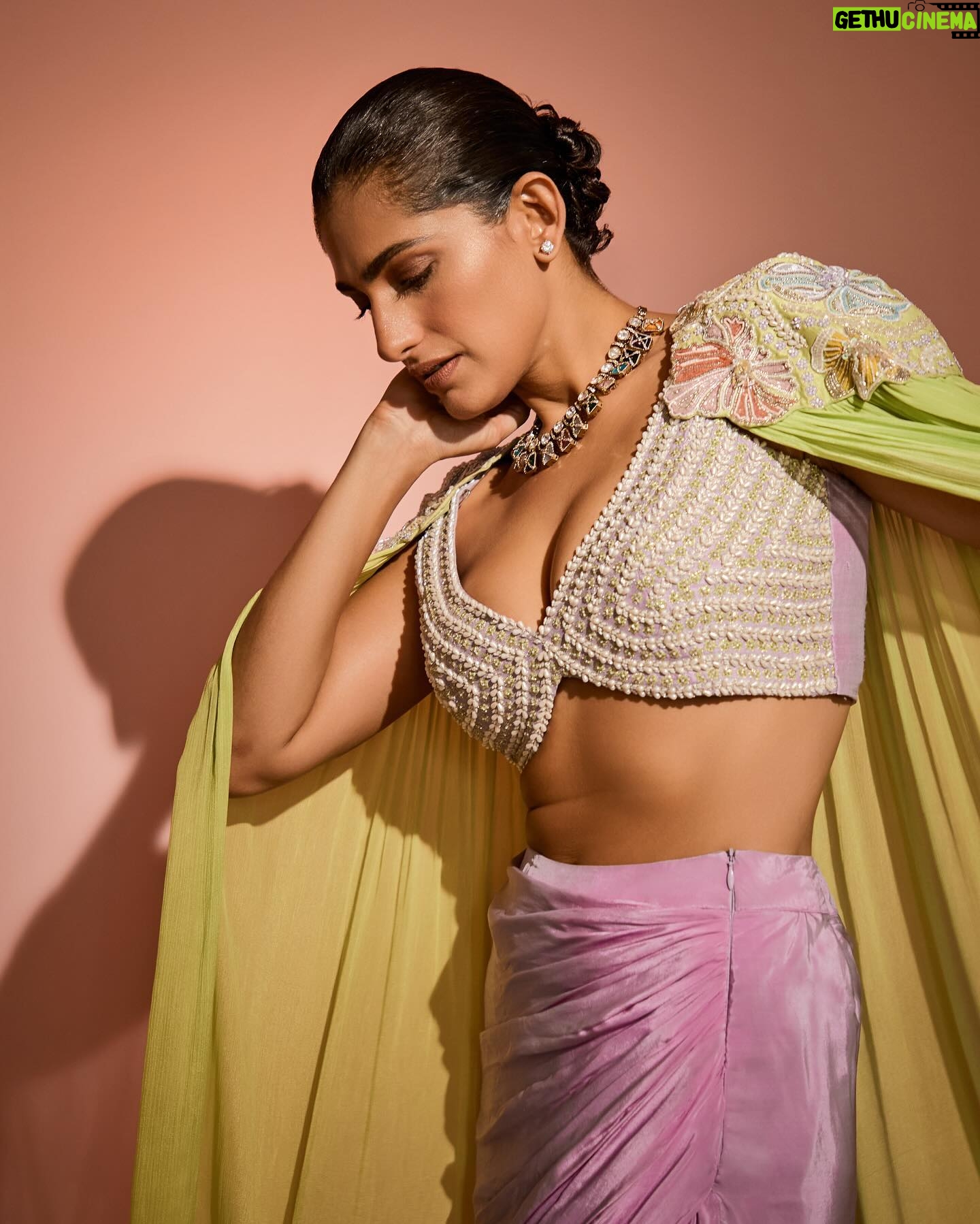 Kubbra Sait Instagram - “Pretty in Pink Pistachio: Serving looks with sass and a side of slick back chic!” You’re welcome!😇 #KubbraSait @anupellakuru @anupellakuruofficial @curiocottagejewelry @thefirstclik @manoloblahnik @manojchavan61 @natashamoorcosmetics #Hot #Sexy #Love #Life #Like #Happiness #India #Actor #Bollywood #Joy