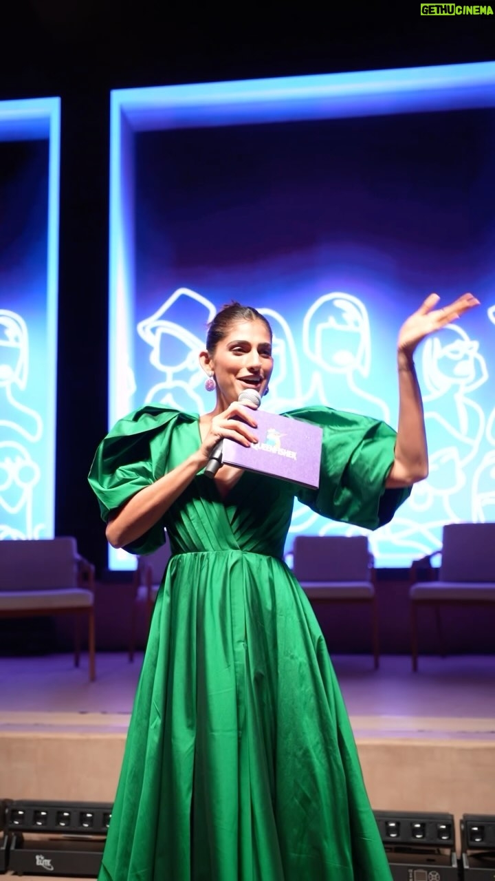 Kubbra Sait Instagram - Hosting the Queenfisher Gala Night was a night to remember! 🎤✨ It wasn’t just an event; it was the launch of something iconic - @kingfisherworld’s Galender, a celebration of sisterhood and unity. Being part of this special moment, surrounded by inspiring women, was truly an honor. The Galender is all about bringing us closer, shining a light on the strength and beauty of togetherness. 📅 Check out www.queenfisher.in to see the Galender. Here’s to embracing the power of sisterhood and creating more unforgettable memories together! 🥂 #Queenfisher
