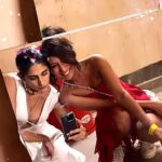 Kubbra Sait Instagram - This is just a high key appreciation post for @kubbrasait for absolutely slaying the whole conversation around @undertheinfluence so beautifully yesterday and holding my hand through every page reading (thanks for that tip @nrizwanu sir!) 🤓 Kubbra, my doll we met on a starry night years ago when you were wearing this wonderfully sparkly outfit that dazzled almost as much as your personality and you gave me the biggest hug. You said I give good hugs but really it’s you who does 🤗 and after that you’ve always been warm and wonderful. Even though we’ve had our mild hiccup we were honest, open and forgiving of each other. I love that for us, and I love that about us. Nowshad was right, together on stage we’re a nuclear double act and it has been my privilege and honour to read your book and to have you read mine. Thank you for the generosity of your time, love, support and encouragement, best hype girlie with the grandest smile. I owe you one and I love you 3000. Rest of the book launch coverage to follow but this one I had to post today because I’m feeling all the feels and I wrote a book that is supposed to remind you to pay it forward and drop some dopamine on someone’s feed today so imma lead by example. Now imma go watch Kubbra tell dad jokes for the rest of the evening, TGIF! 💛 PS. First time I didn’t compare noses and just admired how cute we are together #progress #maybeimhealing read the book if you wanna 👃 the story. #iykyk 🤣 #girllove #undertheinfluence #undertheinfluencebook #dopamineland #helpershigh #spreadlove #givethanks #thankyouforreadingallmyhashtags