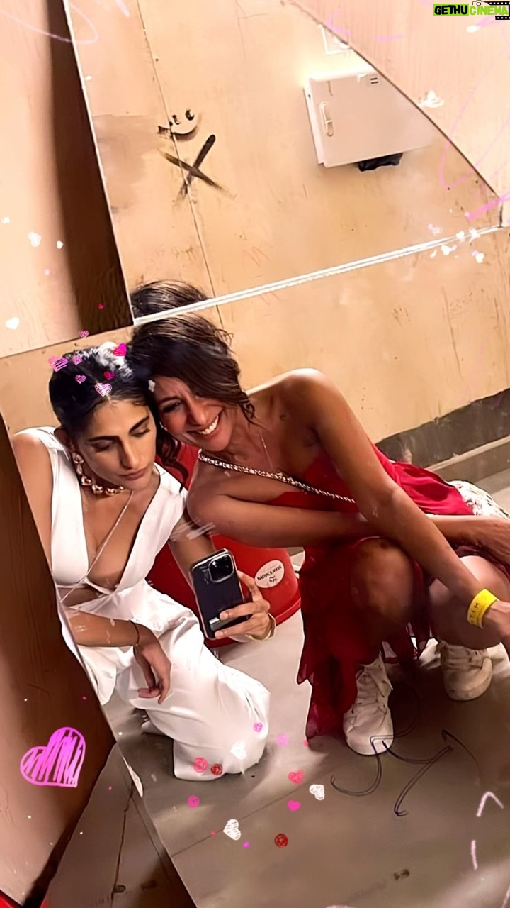 Kubbra Sait Instagram - This is just a high key appreciation post for @kubbrasait for absolutely slaying the whole conversation around @undertheinfluence so beautifully yesterday and holding my hand through every page reading (thanks for that tip @nrizwanu sir!) 🤓 Kubbra, my doll we met on a starry night years ago when you were wearing this wonderfully sparkly outfit that dazzled almost as much as your personality and you gave me the biggest hug. You said I give good hugs but really it’s you who does 🤗 and after that you’ve always been warm and wonderful. Even though we’ve had our mild hiccup we were honest, open and forgiving of each other. I love that for us, and I love that about us. Nowshad was right, together on stage we’re a nuclear double act and it has been my privilege and honour to read your book and to have you read mine. Thank you for the generosity of your time, love, support and encouragement, best hype girlie with the grandest smile. I owe you one and I love you 3000. Rest of the book launch coverage to follow but this one I had to post today because I’m feeling all the feels and I wrote a book that is supposed to remind you to pay it forward and drop some dopamine on someone’s feed today so imma lead by example. Now imma go watch Kubbra tell dad jokes for the rest of the evening, TGIF! 💛 PS. First time I didn’t compare noses and just admired how cute we are together #progress #maybeimhealing read the book if you wanna 👃 the story. #iykyk 🤣 #girllove #undertheinfluence #undertheinfluencebook #dopamineland #helpershigh #spreadlove #givethanks #thankyouforreadingallmyhashtags