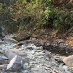 Kubbra Sait Instagram - 🎶 Let’s start with singing, “la la la laaaaa la la la la… lah lah lah!” 🎶 A little break taken into the wilderness of #IncredibleIndia This waterfall is remotely located deep into the forests and wilderness of the Gharwal region of Uttarakhand. We hiked about an hour & a bit, crossed a massive bridge in order to reach this little nest. I must admit… We were the only ripped people there… 😛 the other people were two friends who make Maggi and chai and also have now put up a rope to assist travelers to soak into the waterfall. I mean yah… (I am mixed about the maggi wala being there)… but, if not for the rope I would’ve easily chipped a tooth or something… and then… who would’ve done the iconic Liril shoot? Huh!?!?! When we got here (admittedly late) which made us take the beating of the Sun 🌞 we got maybe a teeny tiny head rush but no tan 😉 Our country is soooo beautiful and it turns out to be even more pretty when you can find a moment to get out of your own head and only look around with the eyes of your heart. ♥️ As always and forever @aquaterraadventures Thanks for suggesting this walk and immersion into crisp turquoise waters. I love you deeply and entirely. A massive shout out to Tanya and Harinder who walked the walk and then also shot real cute videos making this a trip to remember. #india #happiness #joy #love #laugh #live #adventure #waterfall #uttarakhand #gharwal #mountains Will you go searching for this jewel in the rocks?