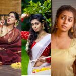 Kuhasini Gnanaseggaran Instagram - Entammede Jimikki Kammal 🔥♥️ Happy onam to all my Malayali makkale 😄💃 . . . . #onamsongs #onamcelebration #malayalam #malayali #keralasaree #keralastyle #onamsaree #happyonam #kerala #tamilachi #tamilactress #kuhasini