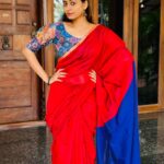 Kuhasini Gnanaseggaran Instagram - பால் நிலவின் முழு அழகும் பகுதி அளவு தான் என் பாவை அவள் முக அழகின் முன்னே... ❤️ . . Blouse @vardhman_weaves . . Styling @vvarsha_makeup_artistry . . #saree #nomakeupmakeup #selflove #sareelove #designerblouse #onlineshopping #tamilponnu #kuhasini