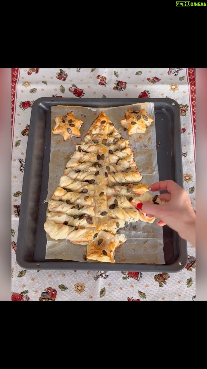 Kveta Horváthová - 3 Likes - Slaný stromček z lístkového cesta so syrom a údeným lososom 🎄
SUROVINY :
2 ks lístkového cesta
240 g syra Lučina
Kôpor, soľ, korenie
300 g údeného lososa
1 vajce na potretie
Slnečnicové a tekvicové semienka na posypanie
Postup vo videu…
Piecť v rozohriatej rúre na 200 stupňov približne 15 - 20 minút…
Zvyšné naplnené cesto treba tiež dopiecť, lebo je to 👌🏻👌🏻👌🏻
Dobrú chuť!
#recept #rychlyrecept #vianoce #slanyrecept #jednoducherecepty #pecenie #dobruchut