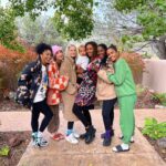 Kylie Bunbury Instagram - Sisters in circle. Honoring the seasons that live within us & outside of us. Recognizing each other’s sacred feminine essence. Walking away with a deeper remembrance that we hold the medicine within us. Celebrating life & holding each other is important. And dancing to Like Glue by Sean Paul will forever be necessary. 💚🍂