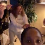 Kylie Bunbury Instagram - Sisters in circle. Honoring the seasons that live within us & outside of us. Recognizing each other’s sacred feminine essence. Walking away with a deeper remembrance that we hold the medicine within us. Celebrating life & holding each other is important. And dancing to Like Glue by Sean Paul will forever be necessary. 💚🍂