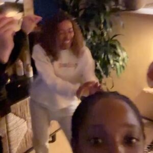 Kylie Bunbury Instagram - Sisters in circle. Honoring the seasons that live within us & outside of us. 
Recognizing each other’s sacred feminine essence. 
Walking away with a deeper remembrance that we hold the medicine within us. 
Celebrating life & holding each other is important. 
And dancing to Like Glue by Sean Paul will forever be necessary. 💚🍂