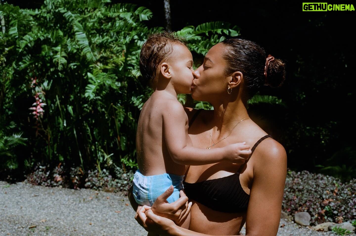 Kylie Bunbury Instagram - me and my kings on film 🌊❤️🔥🌿