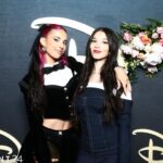 Kylie Cantrall Instagram – @disney Upfront 24’ with my ride or die @maliabakermsb 💕💕💕🌟🌟👯‍♀️ 

Glam: @_andreaventura @daveydidmyhair 

Styled By : @pariyaluv 

Wearing: @theatelierstudioofficial @jeffreycampbell 

Jewelry: @heyharper
