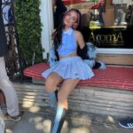 Kylie Cantrall Instagram – wearing @miumiu makes me feel like having a business meeting