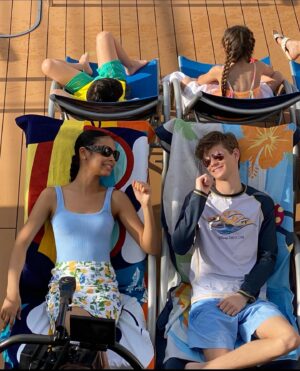 Kyliegh Curran Instagram - This trip with @disneycruiseline was absolutely breathtaking!! I had so much fun on #pixardayatsea with my family and friends ❤️❤️ Thank you so much @disneychannel and @disneyplus for inviting me! 
(if you saw me repost this no you didn’t)