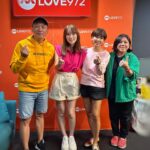 Kym Ng Instagram – Thank you @love972fm #玉建蔡煌崇 for having us this morning 💕 #天公疼憨人