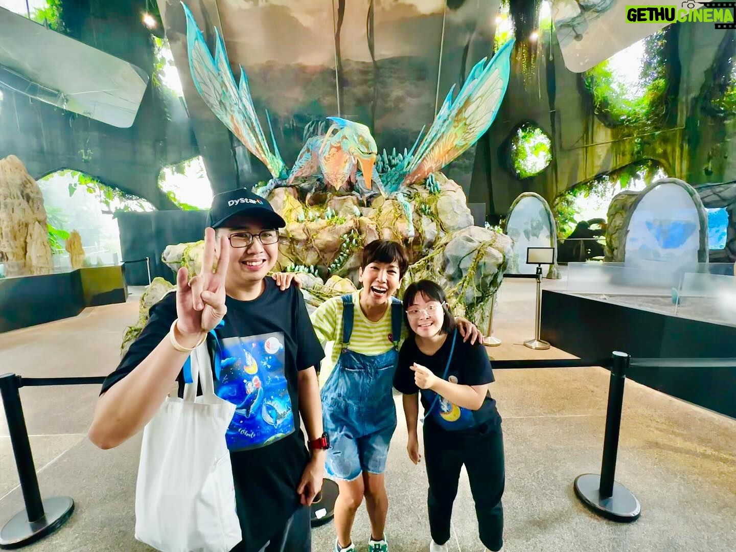 Kym Ng Instagram - a joyful day 🩵❤️💛 #GiftOfJoy #channel5 #GardensByTheBay