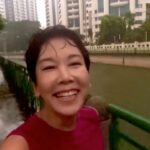 Kym Ng Instagram - 🌧️ 🏃‍♀️ #cold but #shiok 😜 #keepgoing #keeprunning