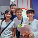 Kym Ng Instagram – at #HealthierSG roadshow earlier today 🥰 So happy to see you @kymngforever @s_leeyan @leonweiqiang ❤️❤️❤️