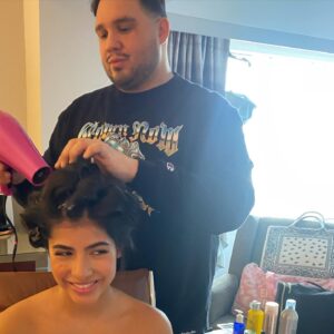 Kyndra Sanchez Instagram - Getting Emmy ready…. Just moments before a dream come true💖