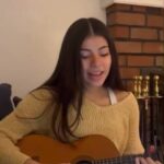 Kyndra Sanchez Instagram - Fall time and guitar…. Two of my favorite things🧡