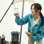 Kyung Soo-jin Instagram - 또 캠핑가고 싶네…🩵 @_kolonsport photographer @juyeonlee__ hair,makeup @mepci_official #코오롱스포츠 #KOLONSPORT#AD #나의자연은 #MYOWNWAYTONATURE