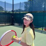 Kyung Soo-jin Instagram - 👾🎾 #보라보라코트