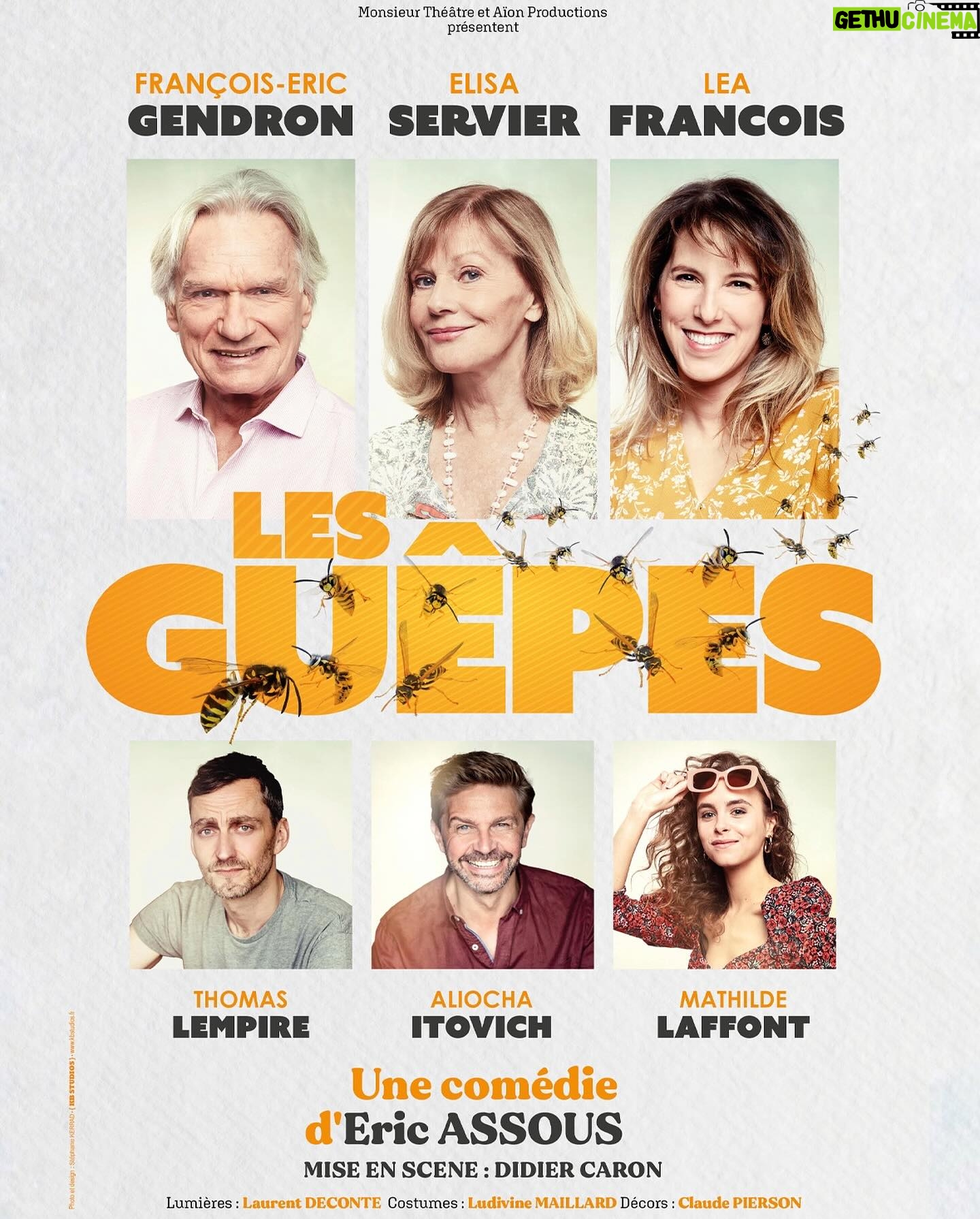 Léa François Instagram - Dernière ligne droite pour les répétitions du spectacle « Les Guêpes » avec cette équipe de rêve! La Corse vous êtes prêts? On démarre cette tournée chez vous!! Swipe pour voir nos premières dates de tournées (les autres devraient suivre prochainement) Au grand plaisir de vous retrouver sur les routes! J-11 😜 Texte : Éric Assous @colineassous Mise en scène : Didier Caron Prod : @artzala_prod @monsieurtheatre
