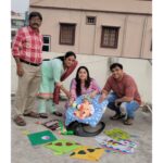 Lahari Arundhati Vishnuvazhala Instagram - Lishan 1st kite festival 🥰😍 . @lishan.official @dhiren_manikant @lakshmimani_r