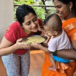 Lahari Arundhati Vishnuvazhala Instagram - @lishan.official 1st holi celebration 😃🥰😍🤩 #baby #babyboy #holi #holifestival @dhiren_manikant