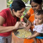 Lahari Arundhati Vishnuvazhala Instagram - @lishan.official 1st holi celebration 😃🥰😍🤩 #baby #babyboy #holi #holifestival @dhiren_manikant