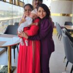Lahari Arundhati Vishnuvazhala Instagram - Merry Christmas 🎅 🎄 ❤️ ♥️ guys Our little one's 1st Christmas 🎄 💕 Creating memories ✨️ 💖 🤩