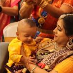 Lahari Arundhati Vishnuvazhala Instagram - Happy Bhogi 😃🥰😍 . With our boys 😃 😃🤩 Vc: @strikersinsta . @rashmita2567