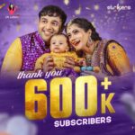 Lahari Arundhati Vishnuvazhala Instagram - Congratulations @lahari_actress garu 🎊 for reaching 600K subscribers in @youtubeindia @youtube #oklahari #oklaharichannel #Strikers