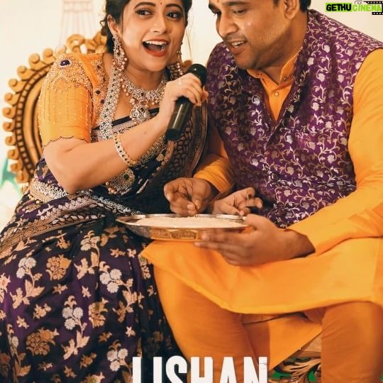 Lahari Arundhati Vishnuvazhala Instagram - @lishan.official π₯°π My Lishu Boyπ€© . ππ₯°ππ€©. Tqqqq @allams_photography for the beautiful reel πβ€οΈ Saree: @banaras_gallery_hyd Jewelry: @emmadi_silver_jewellery Decor: @eventzbazaar Blouse: @aparnastrendyfashion Makeup&Hair: @makeupartist.shanthiimmi @immi_makeup_academy @lishan.official & @dhiren_manikant dress: @pari.designers_
