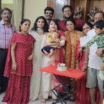 Lahari Arundhati Vishnuvazhala Instagram - ♥️💖🤩My baby 100 days & my bday celebration 😍