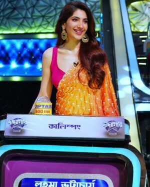 Lahoma Bhattacharjee Instagram - It was absolutely surreal to be on the sets of #Dadagiri for the first time with the one and only @souravganguly 
Thank you for everything, this was truly special 🫶🏼

Thank you @avijitsen416 for always being so gracious.

Catch the Holi special on 24th March, only on @zeebanglaofficial and #Zee5.

#Dadagiri #DadagiriSeason10