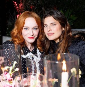 Lake Bell Instagram - @actuallychristinahendricks and I snuggled on the Night Of The Lauras (@laurabrown99 @lauradern) in honor of @gherardofelloni talents)

Glam @lizlash @sameetatu ✨