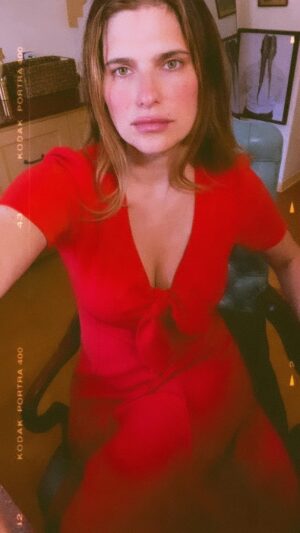 Lake Bell Instagram - @sezane Monday 💋❤️
