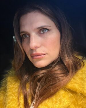 Lake Bell Instagram - A study in looking off in the distance as if I’m not talking a selfie. 

@julieharrismakeup