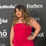 Lala Chus Instagram - Hermosa noche la de anoche en los premios @forbes_es con las amigas y los canapés 💕💕💕 Gracias @ladypipa por este mono precioso y a @nazarettalavera por dejarme el pelito tan lindo y el buen makeup 💕💕💕