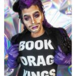 Landon Cider Instagram – “BOOK DRAG KINGS” – can we be any more clear? Bask in the glow of this VERY expensive photoshoot I did to hawk my new merch shirt. Lincoln Bio.